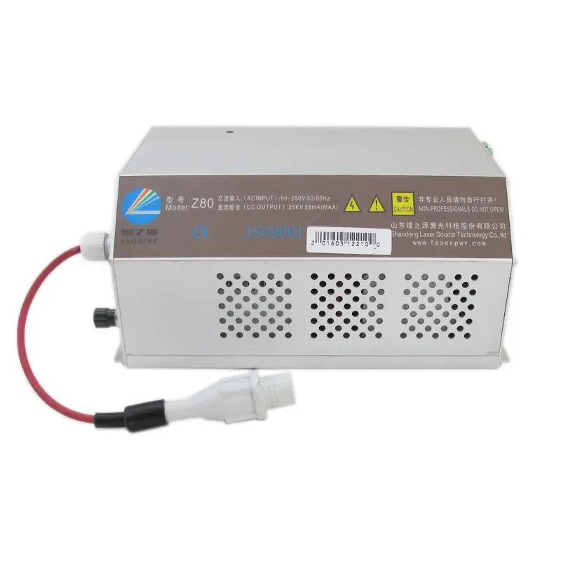 

EFR 80W Laser Power Supply HY-Z80 SPT EFR YONGLI RECI Co2 Laser Tube 80W 90W Use