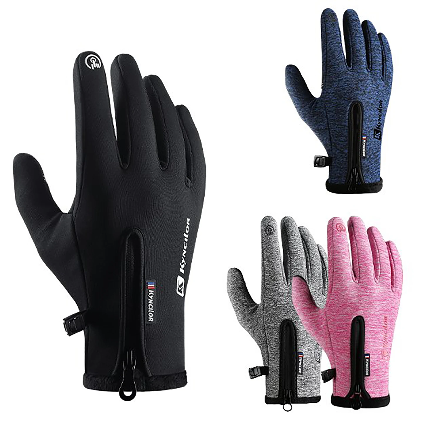 Cycling Gloves Touchscreen Full Finger Winter Gloves Waterproof Guantes Bike Skiing Motorcycle Riding Mountaineering Camping