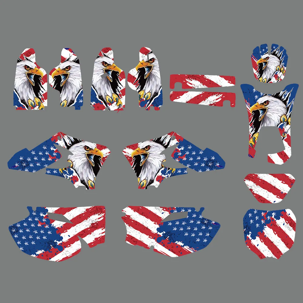 

Motocross Full Graphics Backgrounds Decal Sticker For Yamaha WR250F WR450F WRF250 WRF450 2005 2006 WRF 250 450 WR 250F 450F