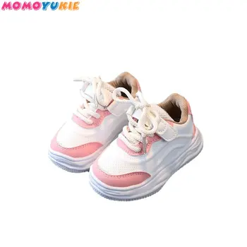 Autumn Fashion Casual Shoes Toddler Hollow-out Pu Leather Boys Girls Trainers Children Breathable comfortable Soft Sole Sneakers 4