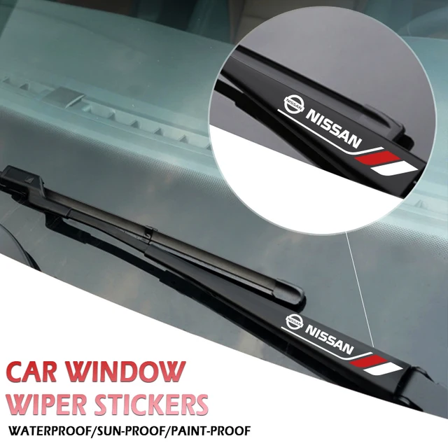 Sport Automobile Decoration Window Wiper Reflective Decal Waterproof Sticker For Nissan Juke Sentra Navara Leaf Almera X-trail