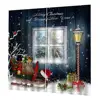 Merry Xmas Window Curtains Waterproof Bedroom Home Decor Ornaments Arts 6