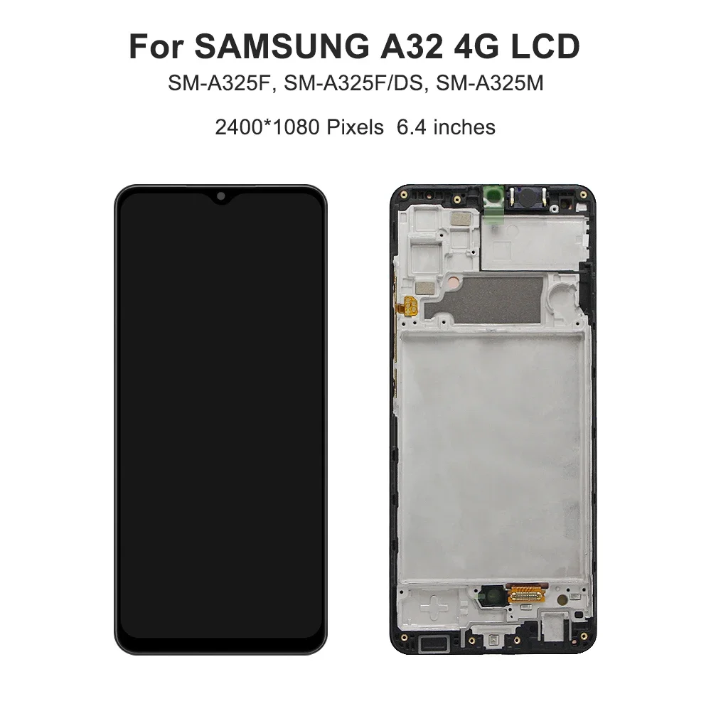 6.4" A32 4G LCD Display Touch Screen Digitizer Assembly Replacement For Samsung A325 A325F A325F/DS A325M A325N