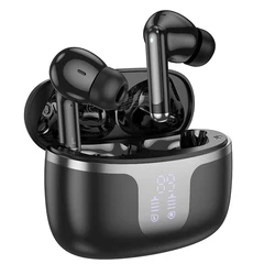 HOCO EQ10 Plus Noise - Cancelling Wireless Earphones with LED Display and HiFi Audio (Black)
