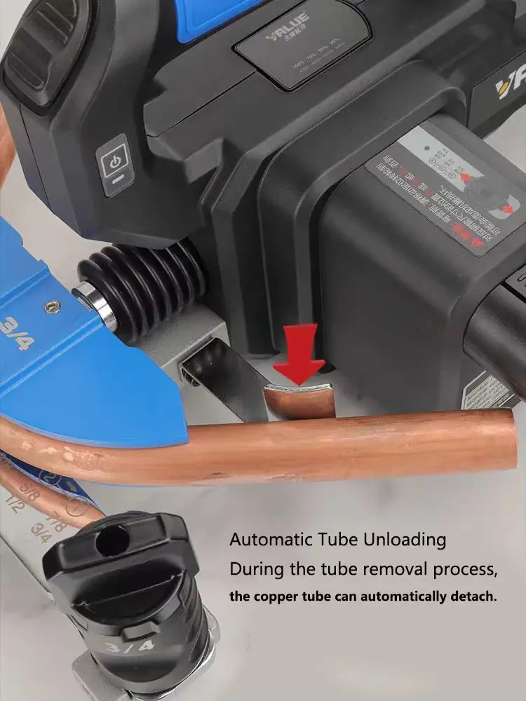 VEB-1 VEB-1B Electric Tube Bender Automatic 6–22mm Air Conditioning Copper Pipe Bending Machine Tool detail image 4
