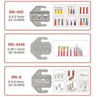Pince pressée, outils d'électricien, outil de sertissage, bornes électriques, pince électronique, connecteur de pressage, boîte à mâchoires manuelles 5
