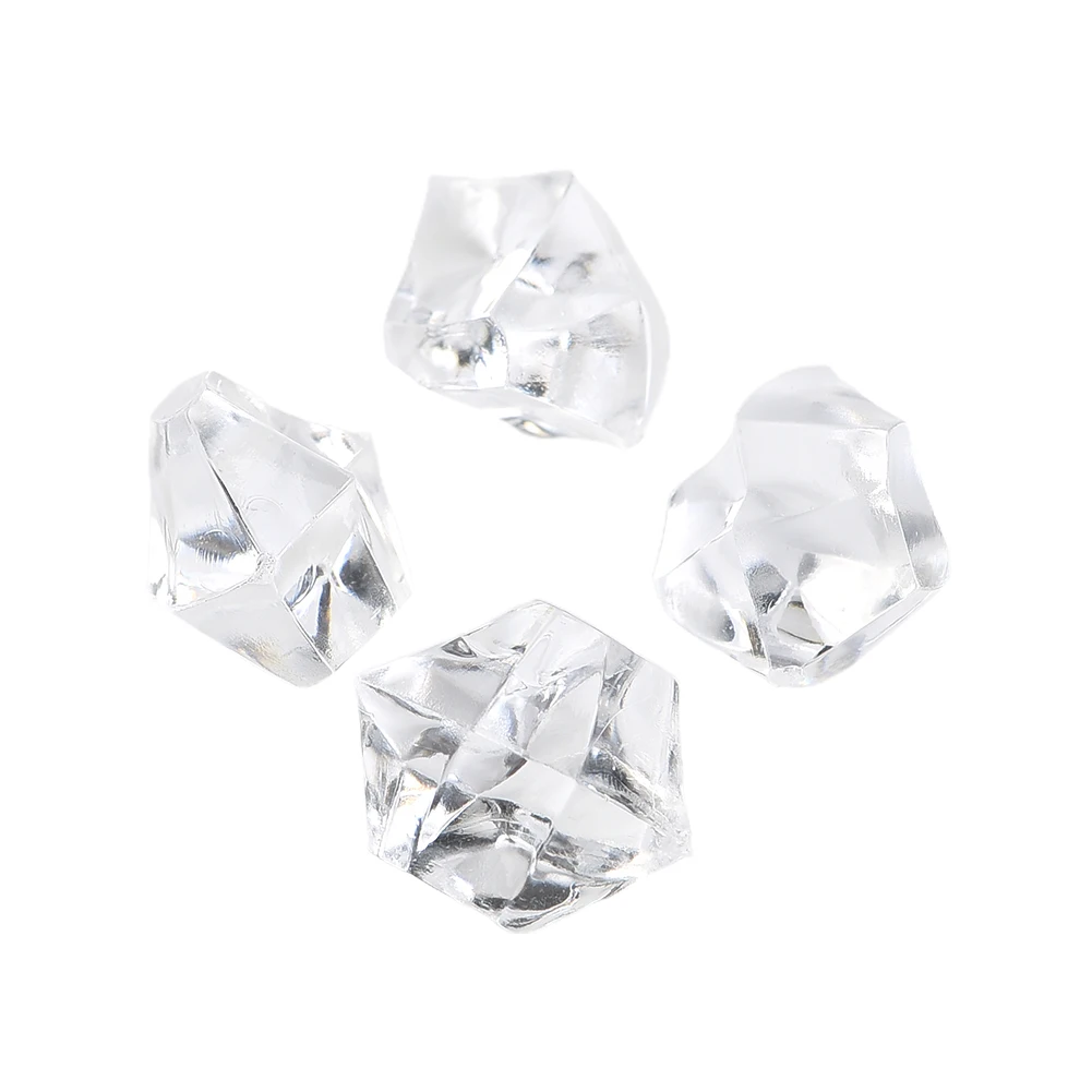 

Fish tank Accessories Wedding Supplies Acrylic Ice Rock Ornaments Decoration 1000 pcs/set Transparent Aquarium