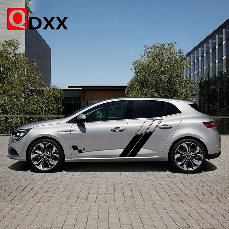 Per Renault Megane Rs Trophy 2010-2020 3-5 Porte Racing Sport Stripes Entrambi I Lati Car Door Body Decor Decalcomanie In Vinile Accessori