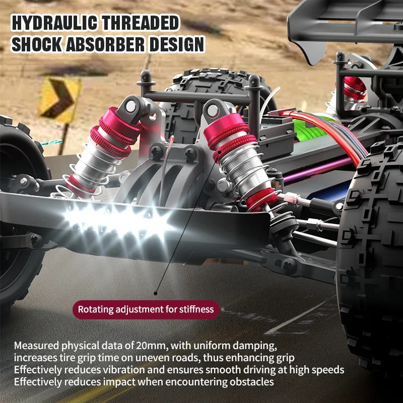 JJRC C8803 C8805 50,60,70KM/H 4WD RC Car With Light Brushless Motor Cars Remote Controlled High Speed Drift Monster Truck Toy 5