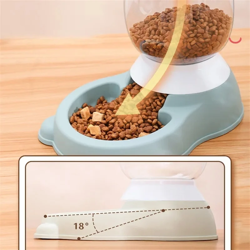 2.2/2.5L 개밥 물 그릇 고양이 개를위한 자동 공급기 디스펜서 대용량 애완 동물 마시는 그릇 고양이 용품