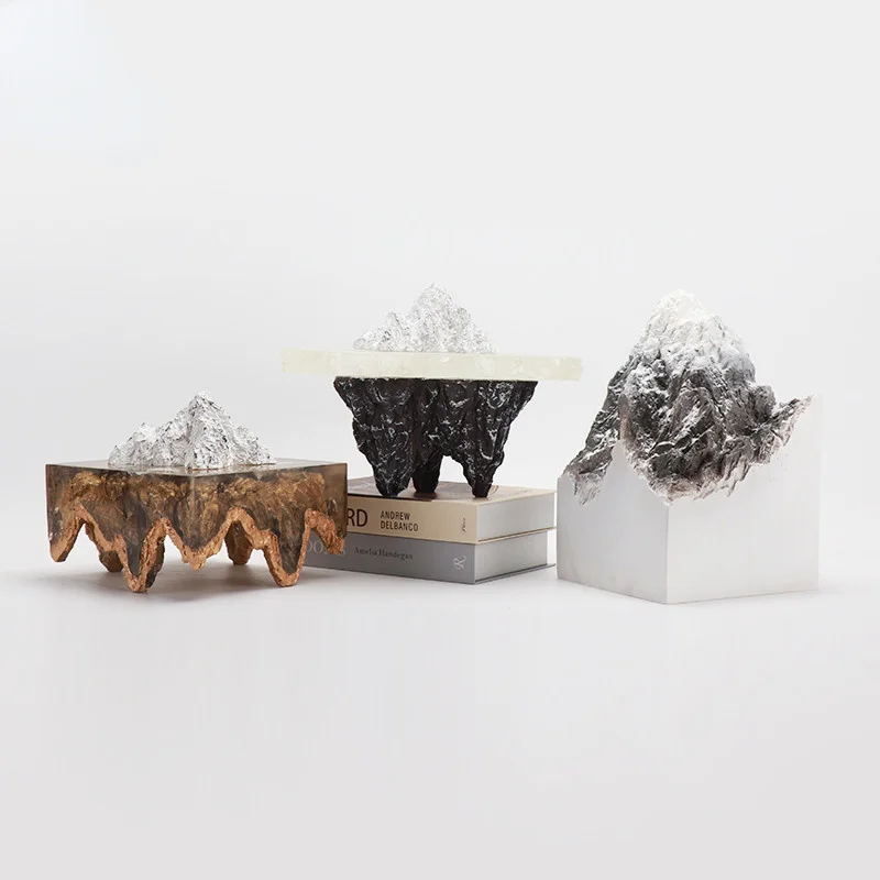 

Modern New Chinese Light and Luxury Artwork Sculpture Decoration Office Entrance Rockery Model Room Living Room Soft Decoration