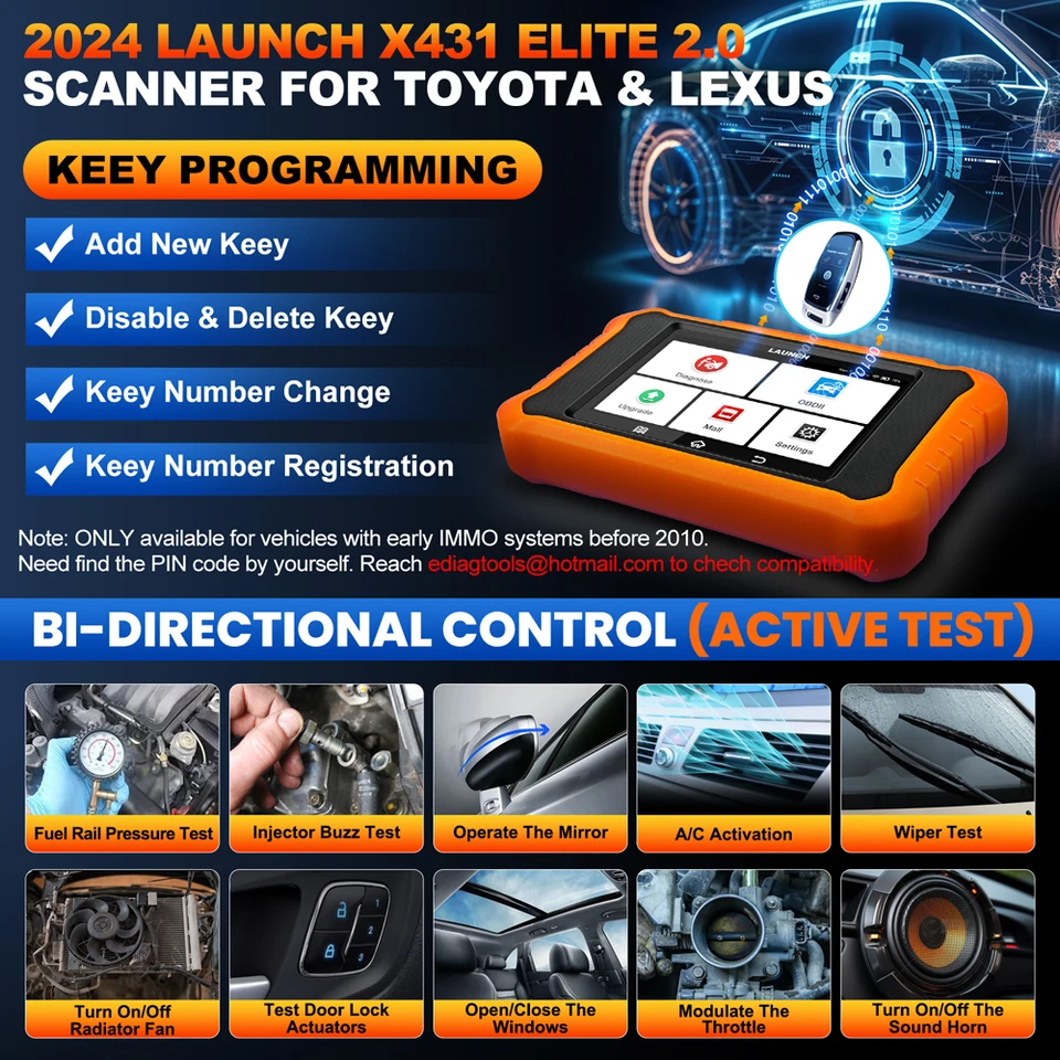 2025LAUNCH X431Elite 2.0 for Benz診断ツール Amazon.com: 2025 LAUNCH Creader Elite V2.0 fit for Mercedes