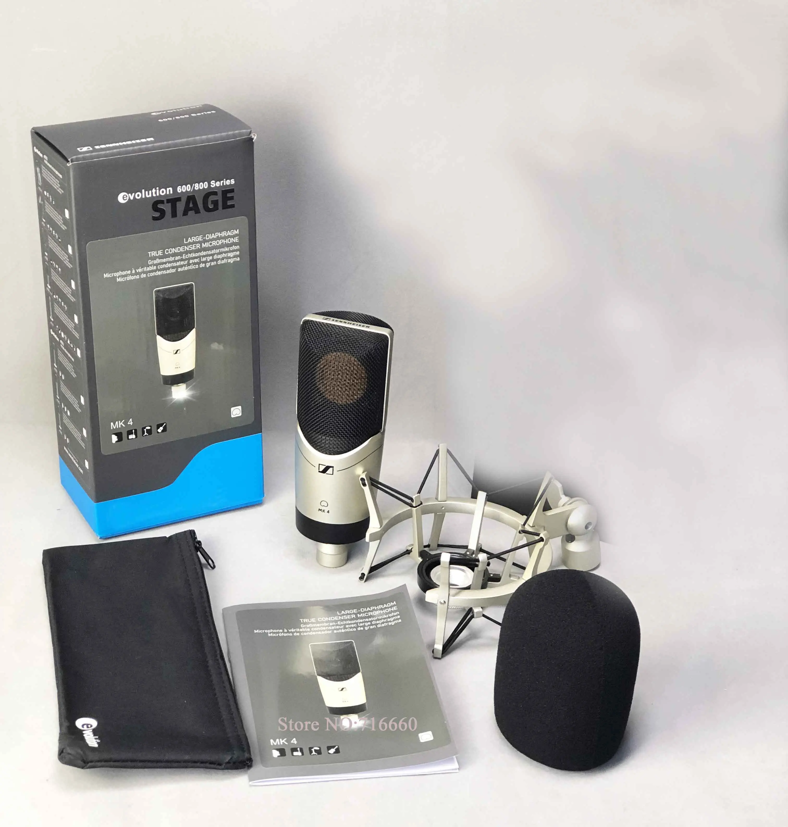 FreeShippingMK4withShockMountCondenserMicrophoneLargediaphragm