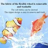 Electric Stuffed Fish Toys Funny Simulation Fish Can Bite & Move Baby Coax To Sleep Cat Pet Toy USB Rechargeable Toy for Infants 4