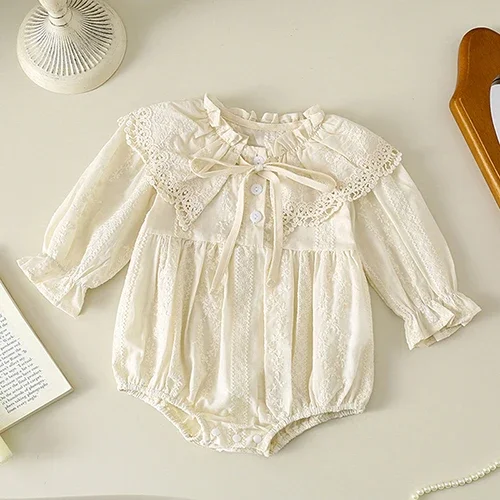 A6093 Apricot Romper