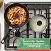 Nonstick Fry Pan Set 3 Piece,8, 9.5, 11 Inch, Oven Broiler Safe 350F, Cookware, Pots and Pans Set Non Stick, Kitchen Frying Pans 3