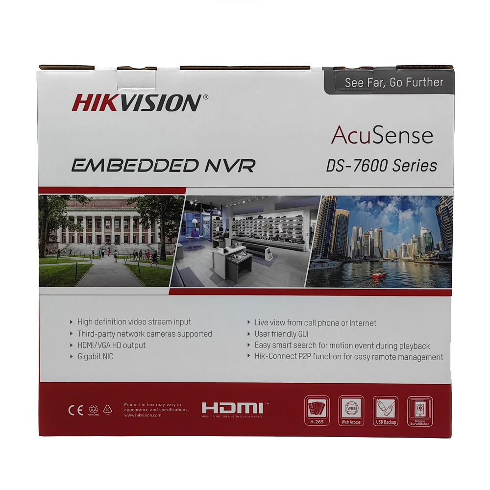 Hikvision POE  NVR Ʈũ  ڴ, DS-7608NXI-K2  DS-7616NXI-K2 8/16 ä, 4K H.265 + 2SATA AcuSense