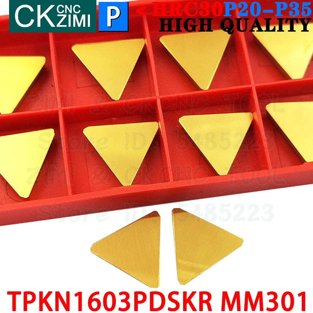 TPKN1603PDSKR MM301 TPKN 1603 PDSKR MM301 TPKN1603 PDSKR TPKR TPKN 1603PDSKR карбидные вставки инструменты для фрезерных пластин Индексируемая резка с ЧПУ Токарная обработка резак токарный станок инструменты