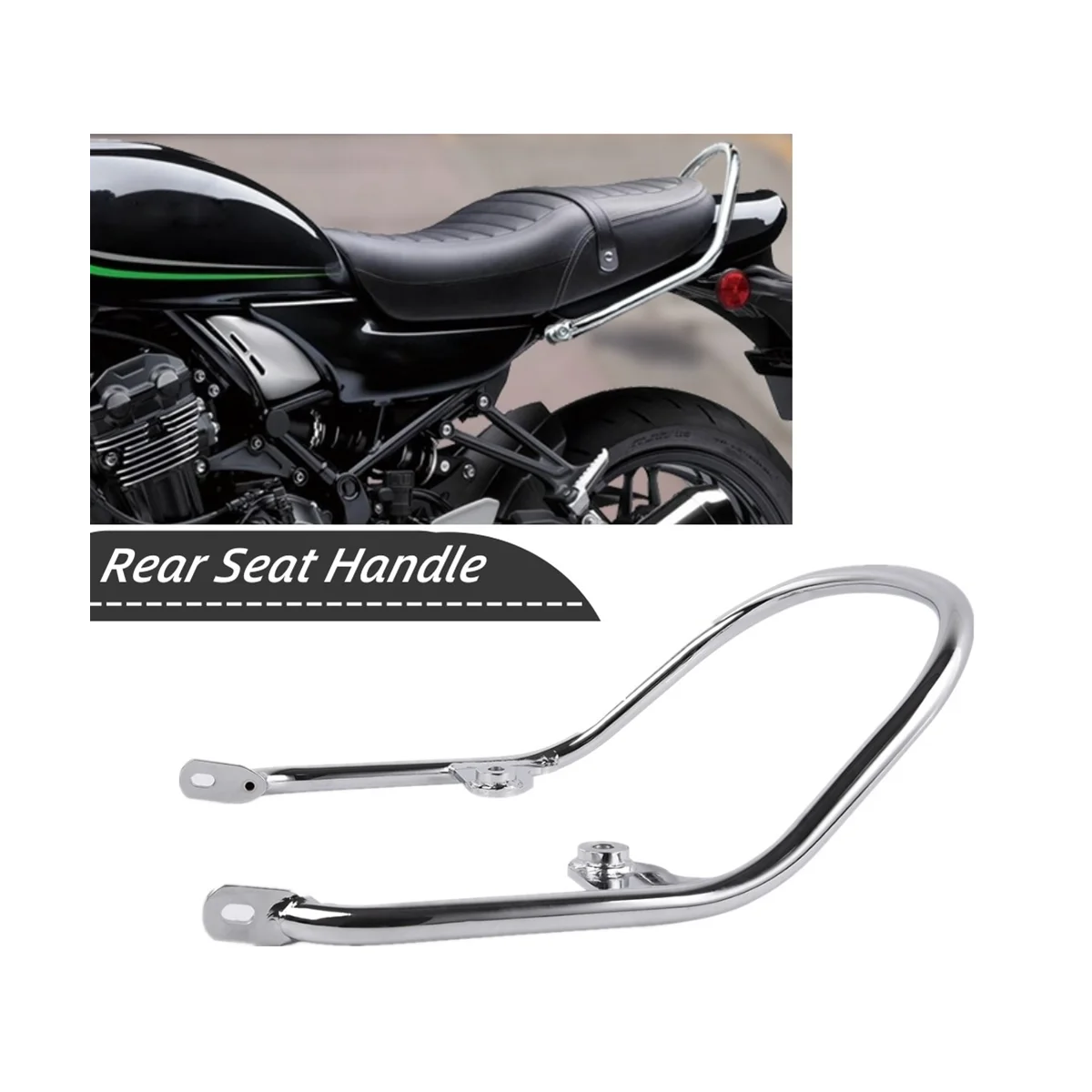 Moto Passeggero Handgrip Rail Bar Staffa Di Supporto Portapacchi Posteriore Per Kawasaki Z900Rs Z 900 Z900 Rs