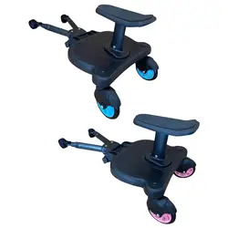 Baby Stroller Wheeled Board Stroller Wheeled Board Baby Stroller Auxiliary Pedal Universal Stroller Board for Most Prams