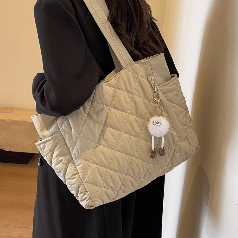 Women's Fashion Large Capacity Handbag - Lightweight with Safety Zipper, Perfect for Work, Travel, Beach, and Gym