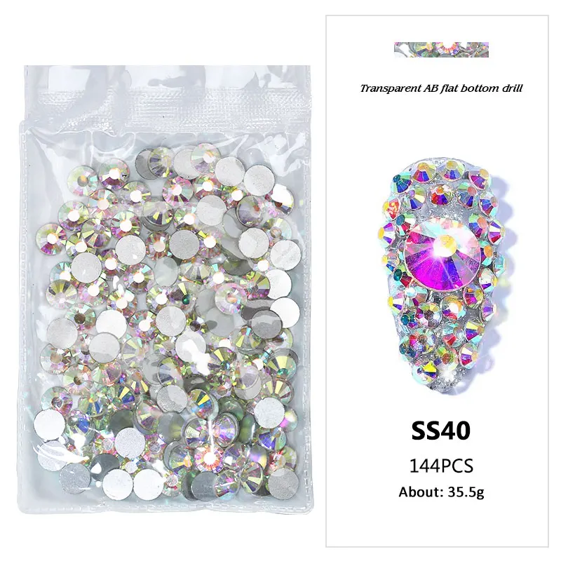 

Nail Art Nail Decoration Diamond Irregular DIY Manicure Rhinestones Flatback Crystal Diamond Gems 3D Glitter Accessories Tool