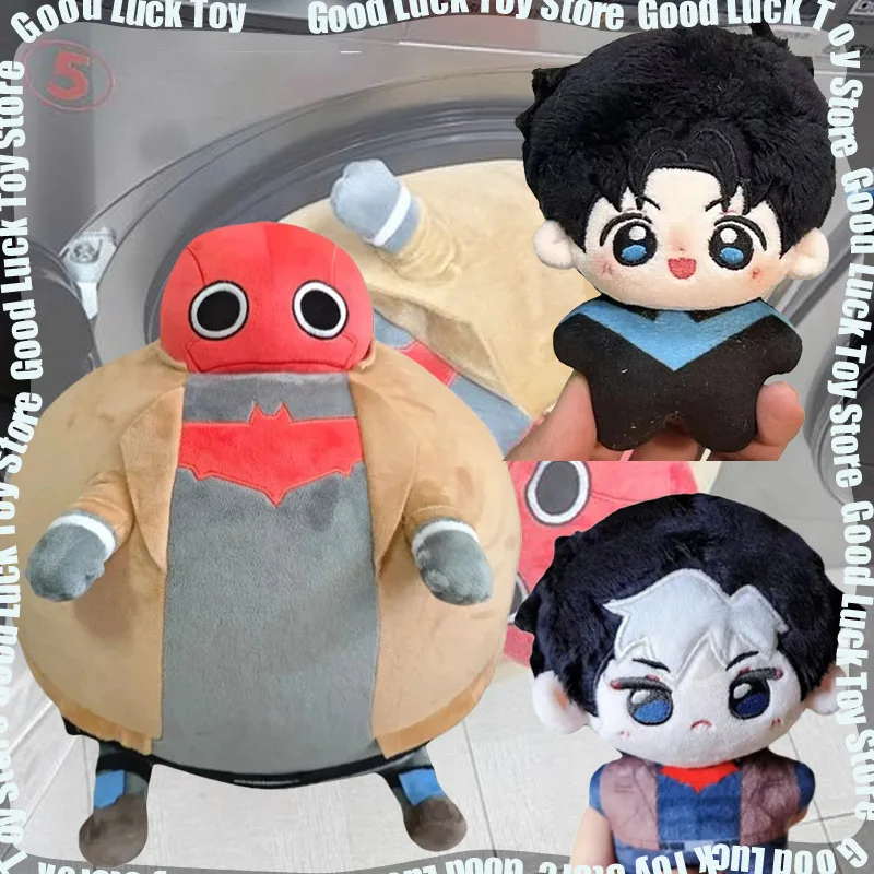 2026 Fat Jason Todd Plush Anime Red Hood Plushie Cartoon Peripherals Stuffed Doll Soft Decor Pillow Toy Fans Kids Birthday Gift
