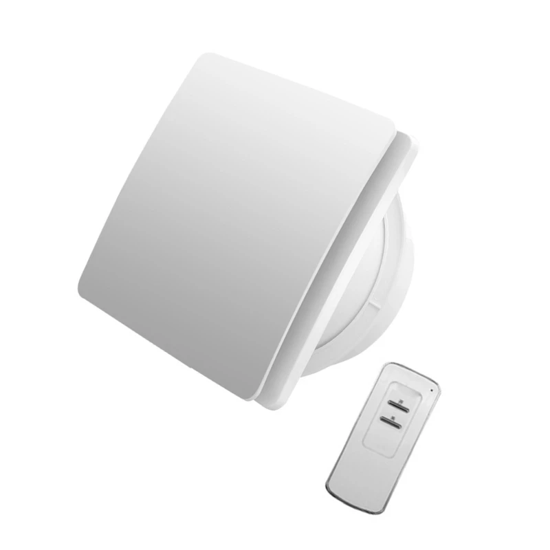 Bathroom Exhaust Fan 100mm with Humidity & Timer Quiet Operate Powerful 12W Ventilation Fan Simple Installs for Kitchen