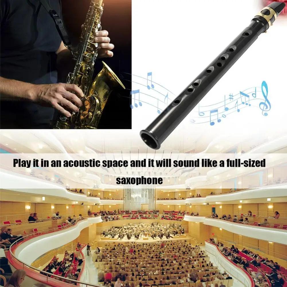 Mini Pocket Saxophone C Sax Woodwind Instrument Musical Little Accessories Woodwind Carrying Saxophone With Portable Ba Y0q4