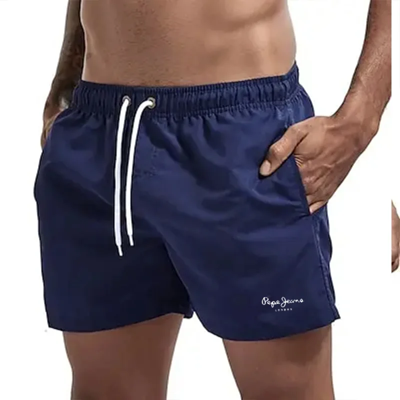 Short de bain imprimé pour homme, séchage rapide, plage, imbibée, respirant, proximité, poche Wstring, mode, 2024 fashion 2