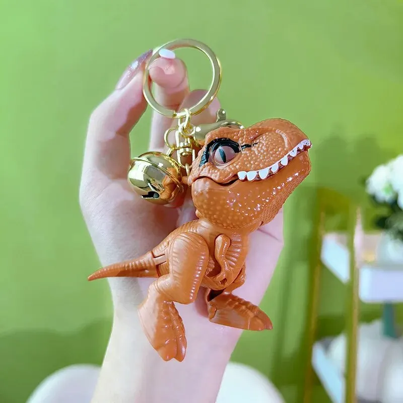 1 Pcs New Tyrannosaurus Rex Bite Hand Toy Keychain Creative Dinosaur Pendant Couple Backpack Pendant Small Gift 6