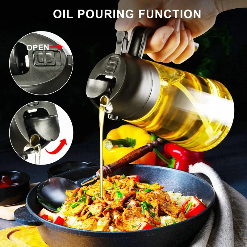 Oil Sprayer Bottle for Cooking Kitchen Accessories