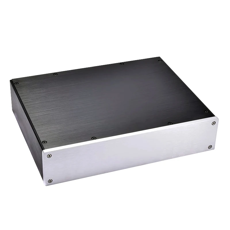 

Hifi DIY Silver Blank Panel Aluminum Chassis DAC Empty Case CNC Preamplifier Enclosure Preamp Shell AMP Box Amplifier House