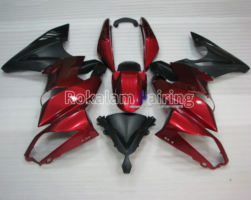 For Kawasaki 650r Ninja Fairing Body Er6f 2009 2010 2011 Er6f Red Black Parts Motorcycle
