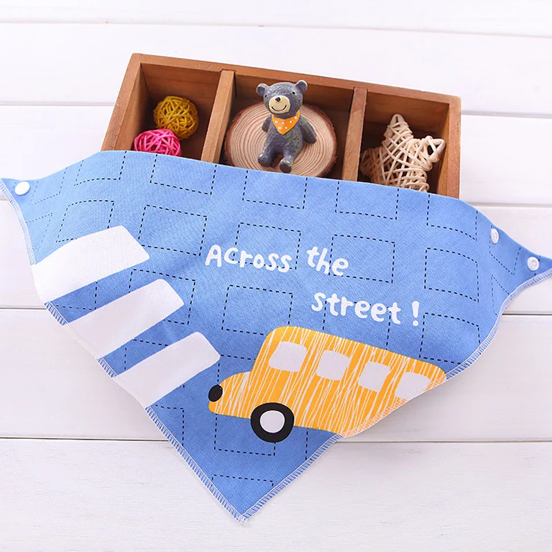 Baby Bandana Bibs Soft Cotton Baby Drool Bib for Drooling and Teething Absorbent Baby Burp Cloth