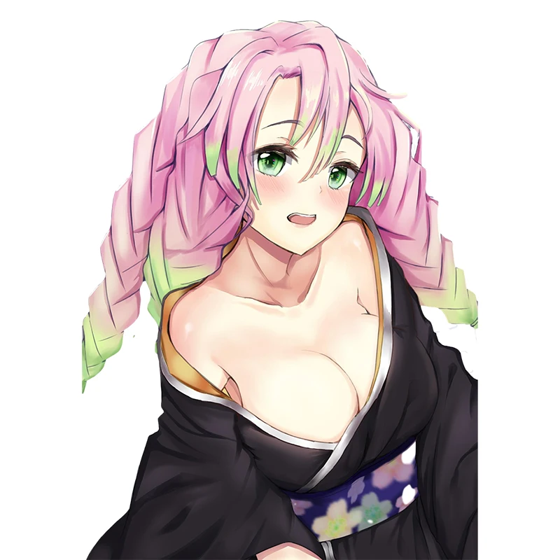 Tre Ratels 3D Demon Slayer Nezuko Kamado Laptop Decal Iphone Sticker Cartoon Car Stickers Adesivi Murali Decorazione