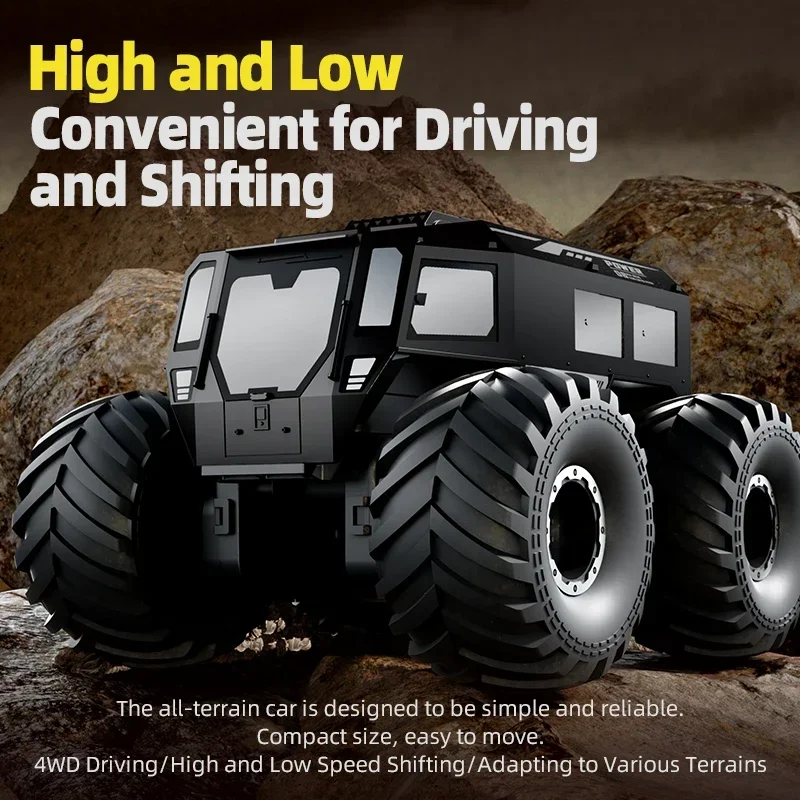 Amphibious Off Road Rc Car Toy High Low Speed Switch