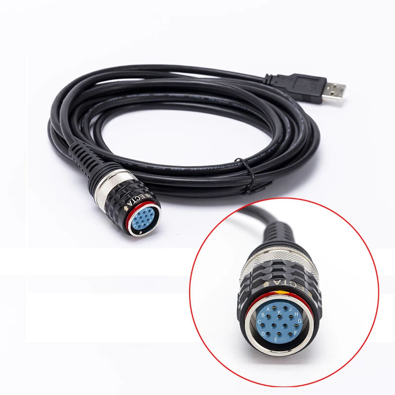 OBD2 Main Diagnostic Cable for Volvo 88890304 Interface Main Test Cable for Volvo Vocom 88890304 OBD-II Cable Vocom