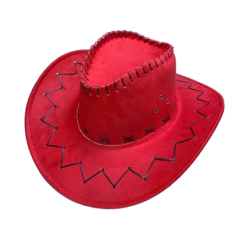 Western cowboy hats Hat for Men and Women Outdoor Use Large Brim Water Droplet Sunscreen American Style