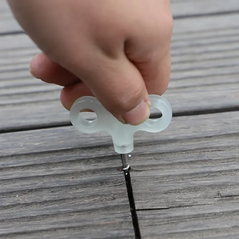 5/10/20pcs Hiking Camping Ground Pin Tent Nail Luminous Pegs Screw Spike Hook Rope Buckle Travel Outdoor Equipment Accessories with camping tent accessories camping tent fasteners tent pegs tent hooks camping rope buckle camping cord buckles