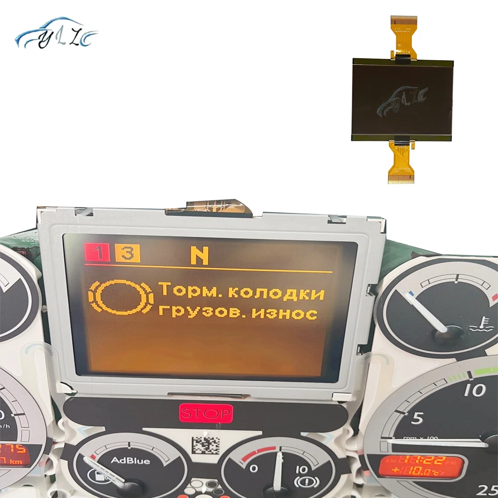 LCD Display Dashboard LCD Screen For DAF XF CF LF 45 55 75 85 95 105 Speedmeter Pixel Repair Instrument Cluster Lcd Display Instrument Cluster Display