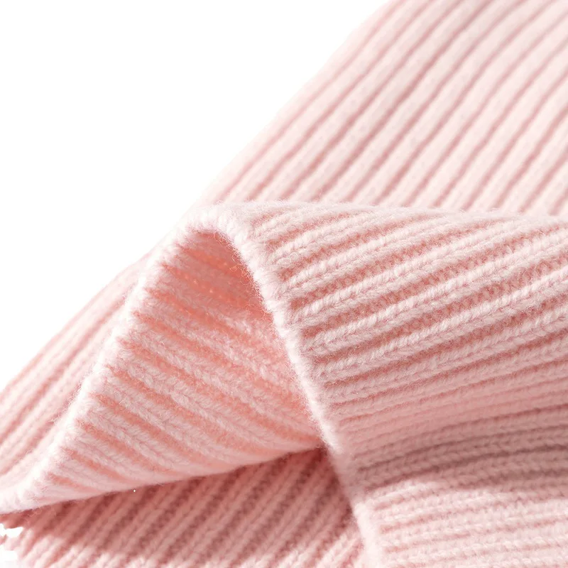 100% Merino Wool New Beanie Winter Women Men Boys Girls Crochet Skullies Hat Solid Color Autumn Knitted Beanies Caps 2