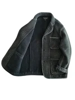 Amekaji Wear Clothes Men Japanese-Style Retro Casual Suit Jacket Men's Autumn And Winter Jacket Good Quality 1
