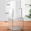 Modern Coins Bank Transparent Acrylic Piggy Bank Square Large Capacity Money Saving Box Coin Banknotes Box 12 /15 /18CM 6