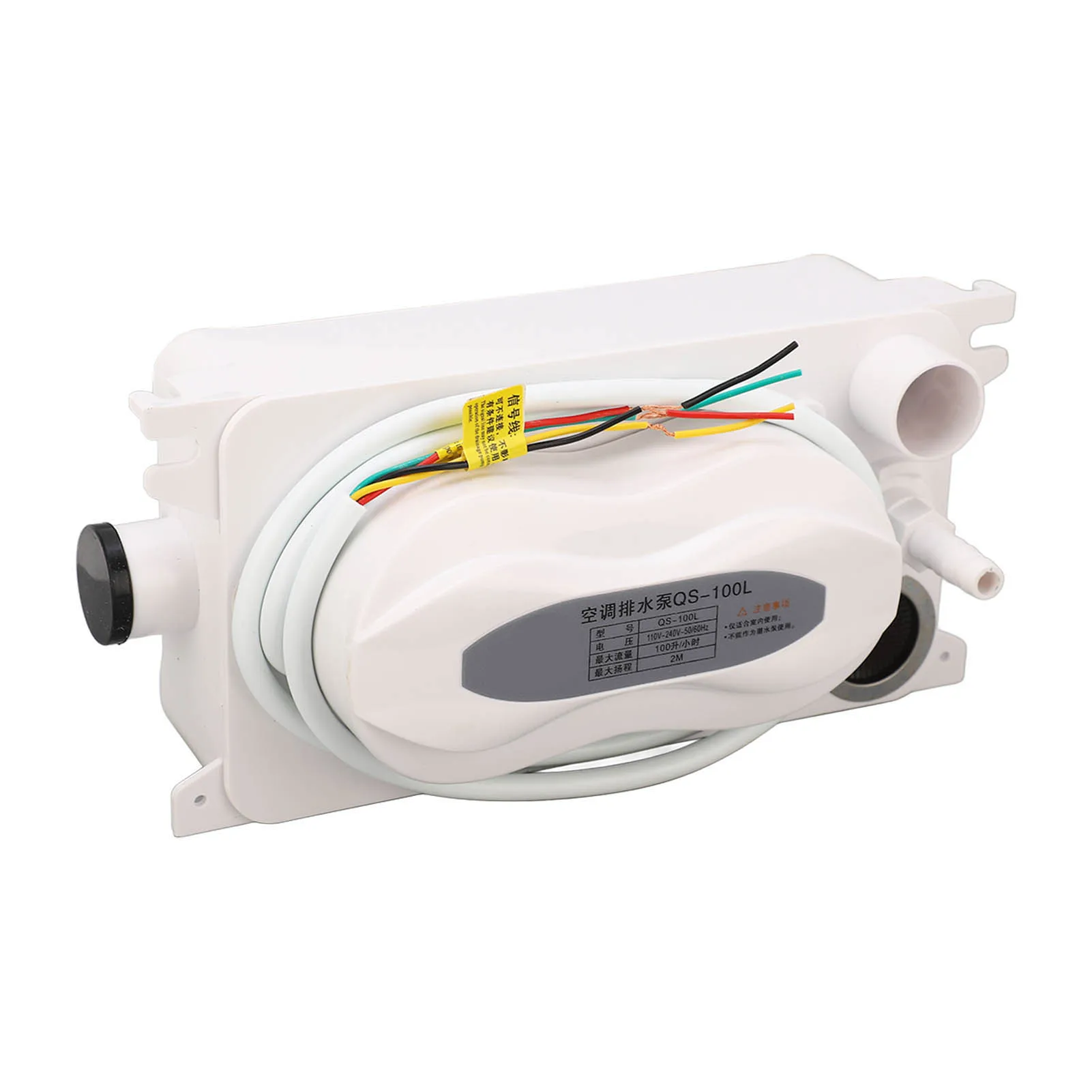 HVAC Water Drain Pump Air Conditioning Drain Pump HVAC Condensate Removal with 600ml Storage AC110-240V 100L/H