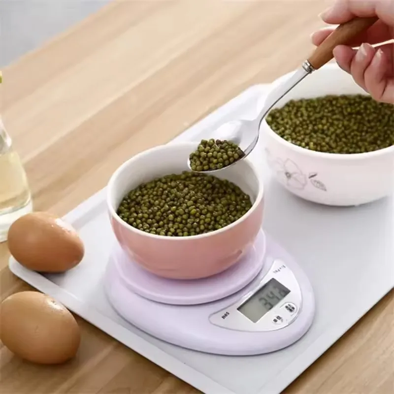 Portable Scale 1pc 5kg LED Portable Digital Scale Scales Food Balance Measuring Weight Kitchen Electronic Scales Small Scale Weighing In Grams