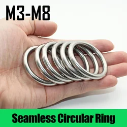 Durable 304 Stainless Steel Seamless O-Shaped Ring for Hammock & Yoga Connections