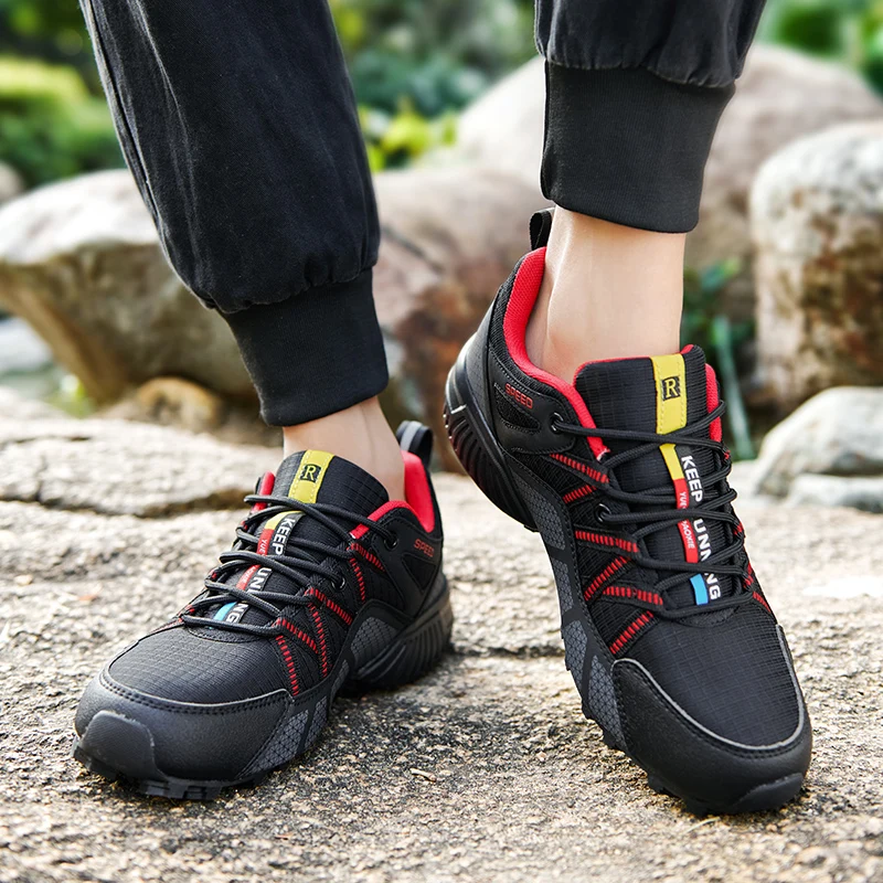 2025 Men’s Non-Slip Outdoor Hiking Shoes – Wear-Resistant, Comfortable Walking & Running Sports Footwear 4