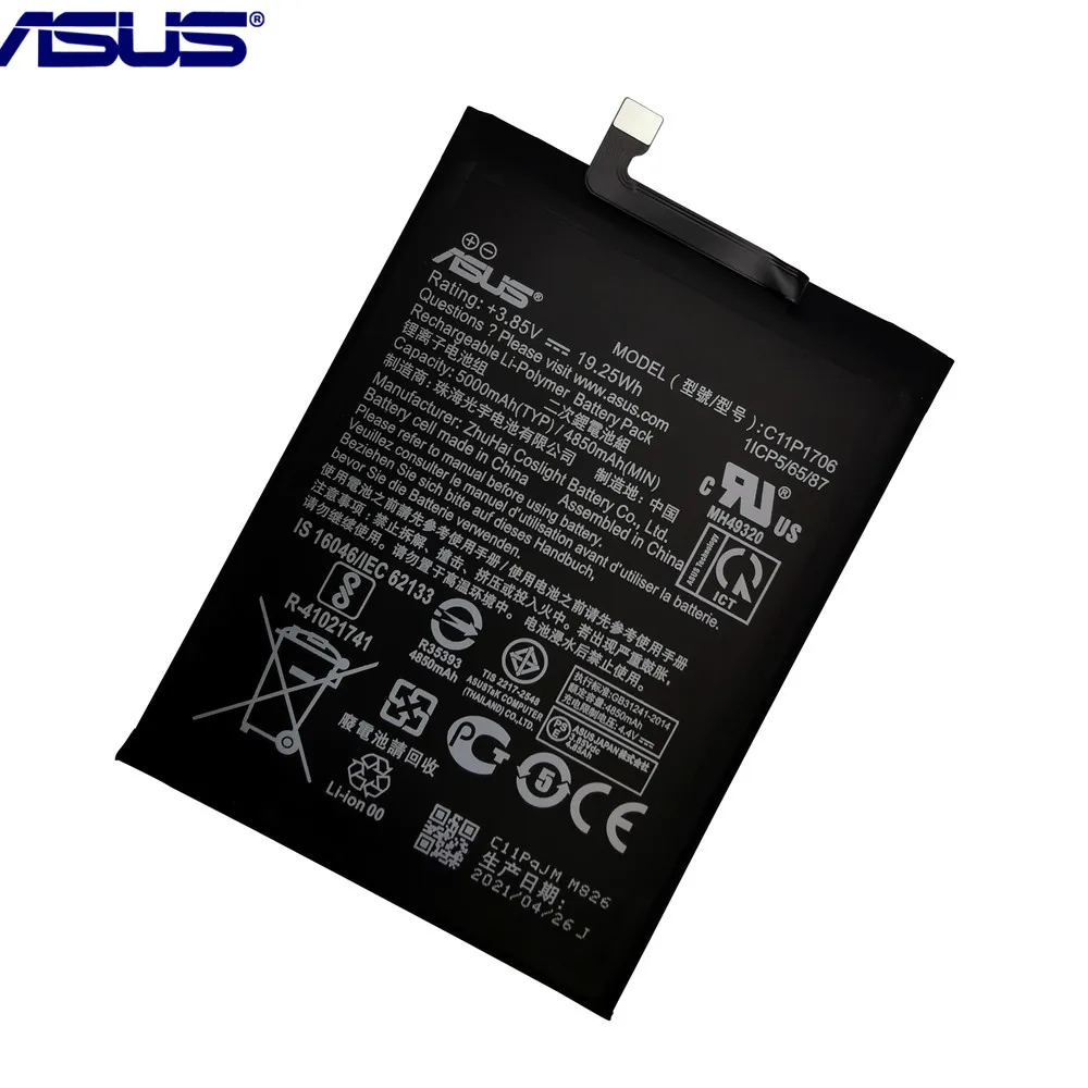 Wysokiej jakości ASUS 100% oryginalny C11P1706 nowy akumulator do ASUS Zenfone Max Pro M1 6.0 Cal ZB601KL ZB602KL X00TDB X00TDE 5000mAh 4 Wysokiej jakości ASUS 100% oryginalny C11P1706 nowy akumulator do ASUS Zenfone Max Pro M1 6.0 Cal ZB601KL ZB602KL X00TDB X00TDE 5000mAh 4