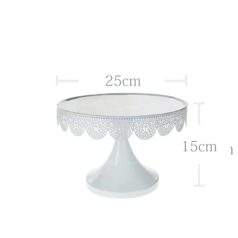 Wedding White Table Cake Cupcake Dessert Display Tray Party Decor Cake Stands for Kids Birthday Party Decorating Bakeware